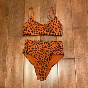 H&M Cheetah Bikini Set